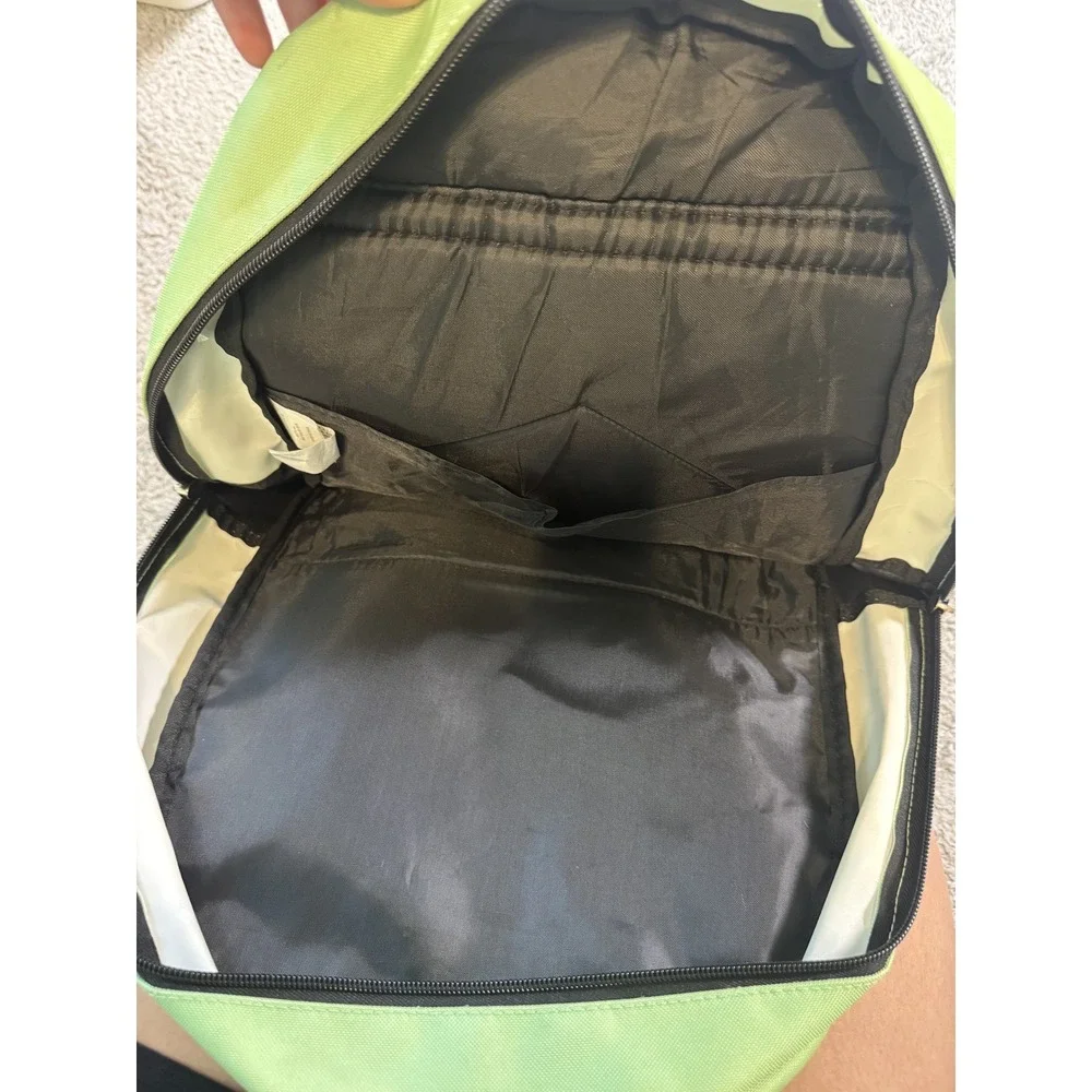 Unbranded Boys Born To Skate Backpack Medium Black Neon Green Gamer Graphics